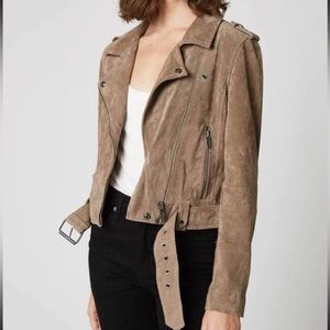 Blank NYC suede moto jacket